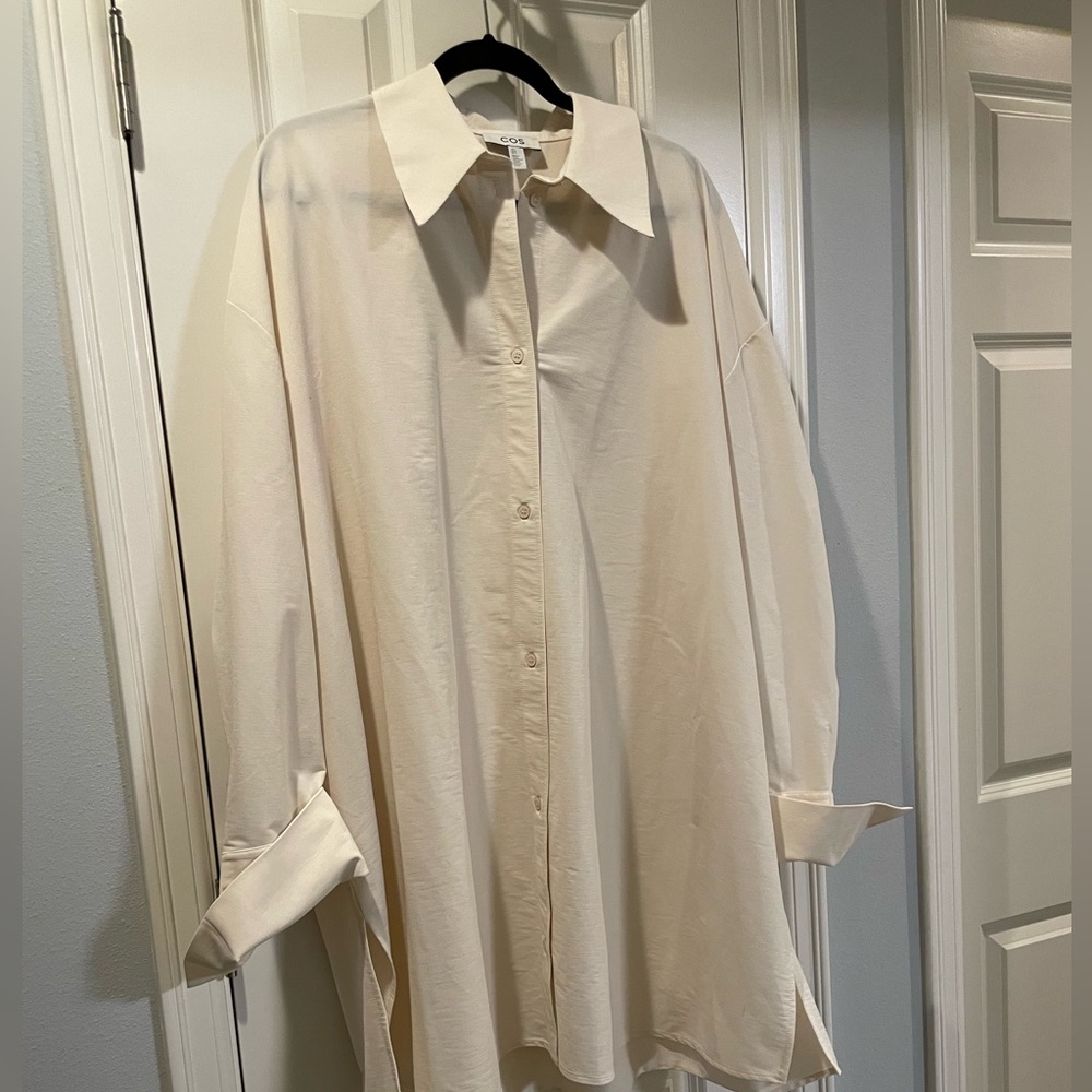 Oversized button down shirt or dress